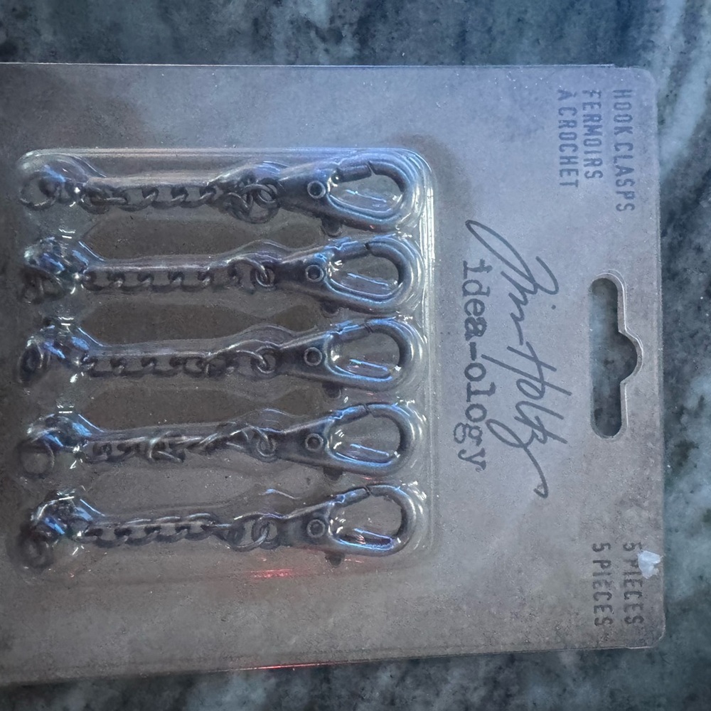 Silver Hook Clasps - 5 Pieces